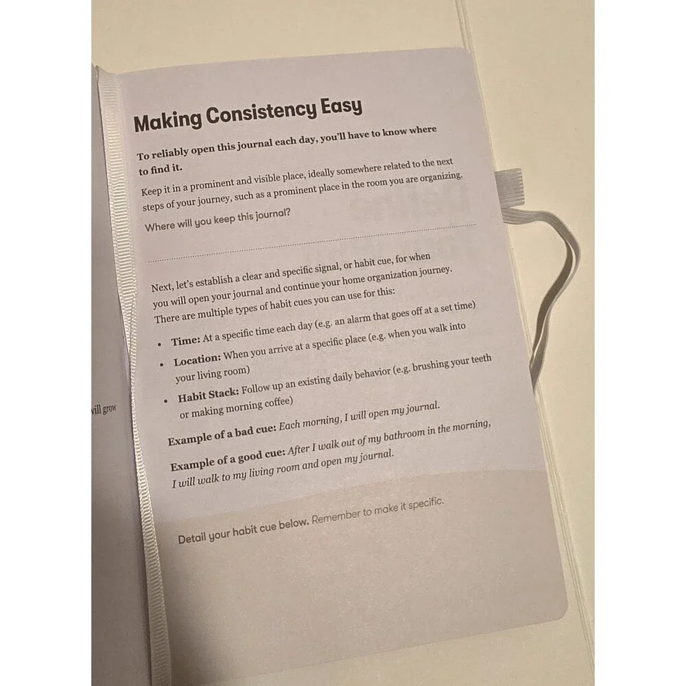 Habit Nest Home Organization Transformation Journal Volume 1 Journal